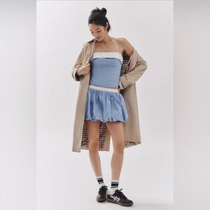 Anthropologie NIA Smith Bubbles Hem Mini Skirt, sz M